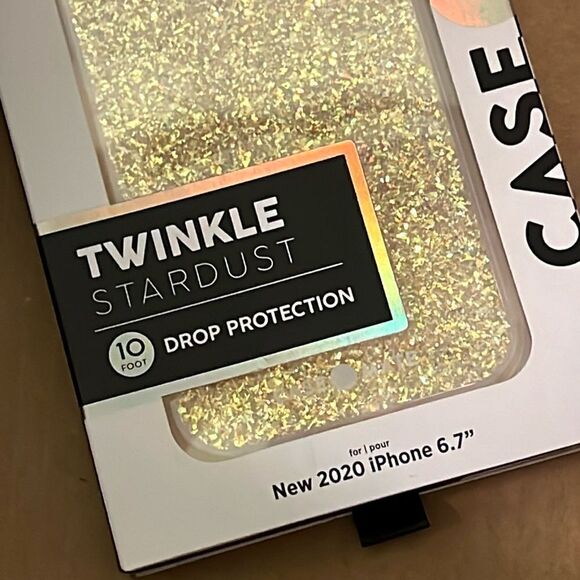 Case-Mate Twinkle Protection Case for Apple iPhone 2020 6.7” Stardust D6 - Picture 2 of 6